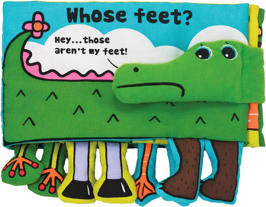 Melissa & Doug Soft Activity Baby Book - Whose Feet?