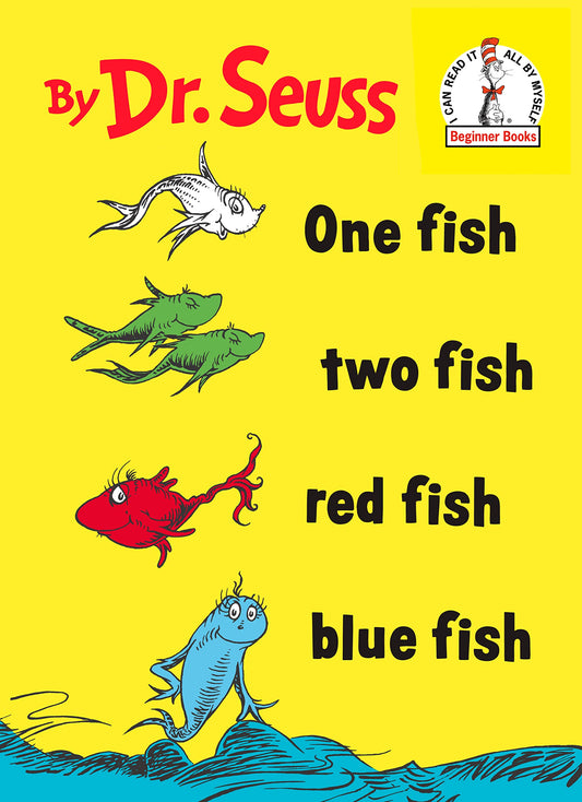 One Fish Two Fish Red Fish Blue Fish Hardcover